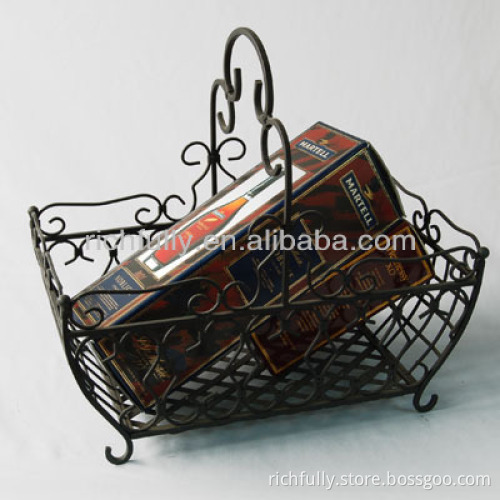 Decorative Metal Gift Basket